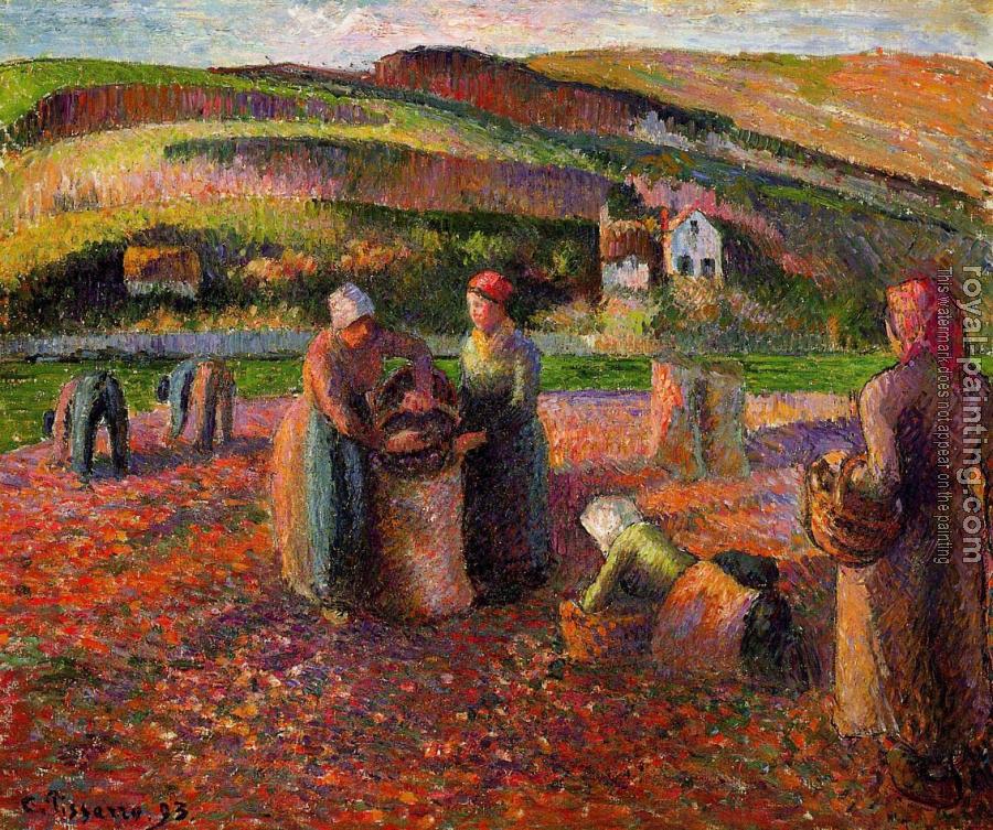 Camille Pissarro : Potato Harvest II